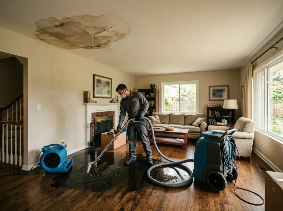 attic-pipe-burst-ceiling-drip-008 — frequently asked questions, Water Damage Restoration & Carpet Care in Bellevue, IL
